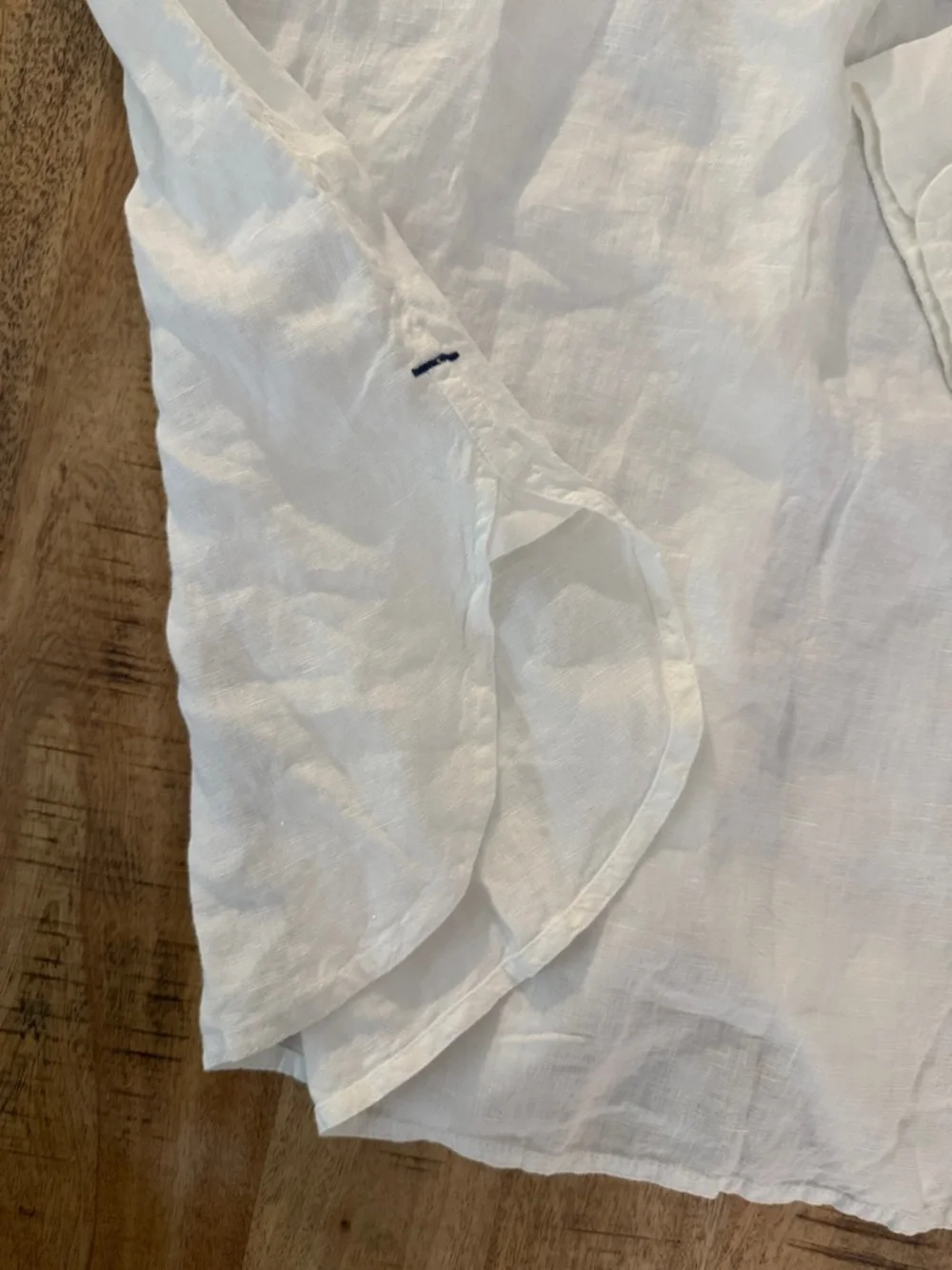 BAIRD MC NUTT IRISH LINEN FOR J. Crew White Irish Linen Shirt Classic Fit NWT